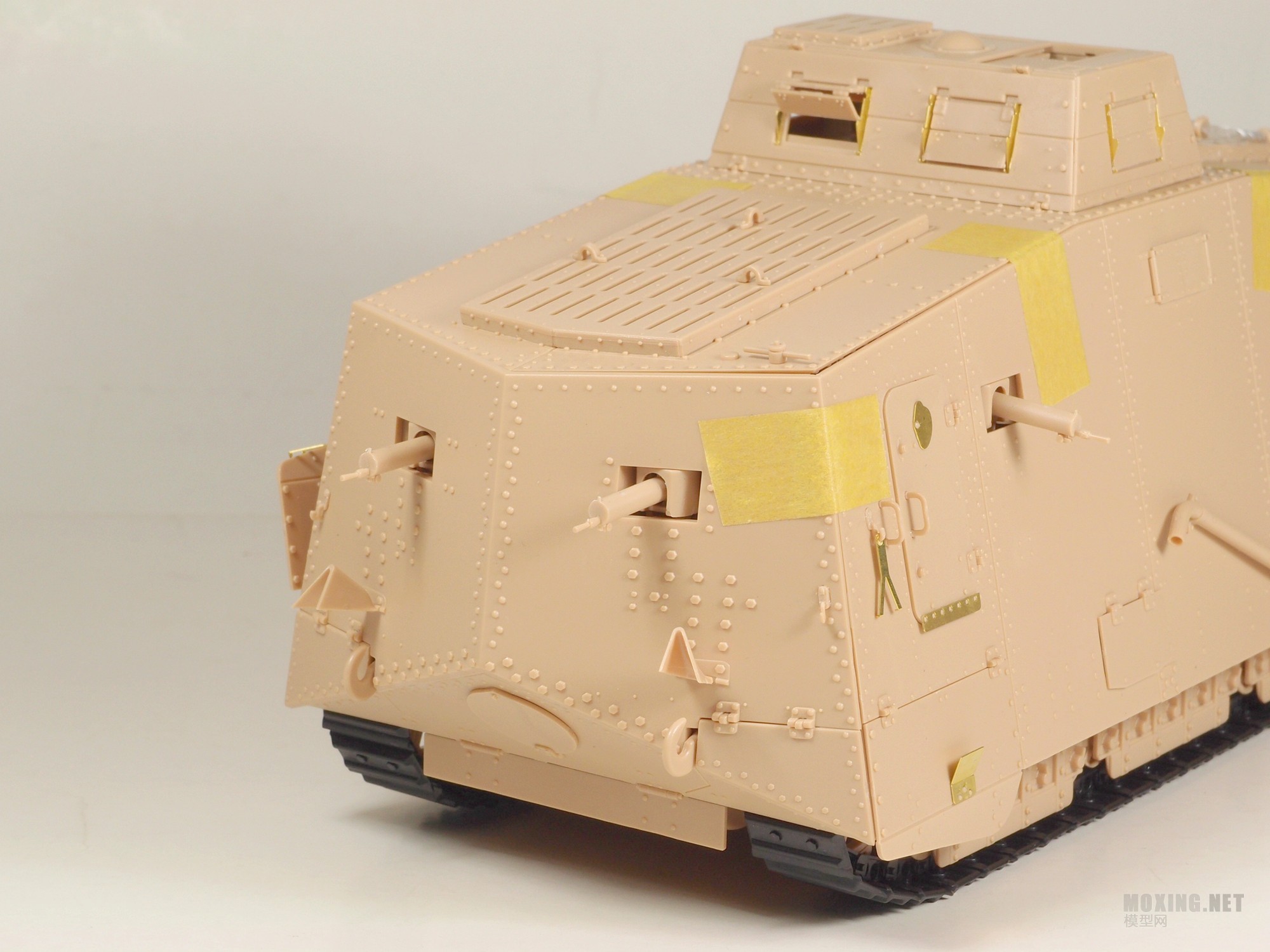 [模型网评测]MENG-1/35一战德国A7V坦克(克虏伯型)(TS-017)