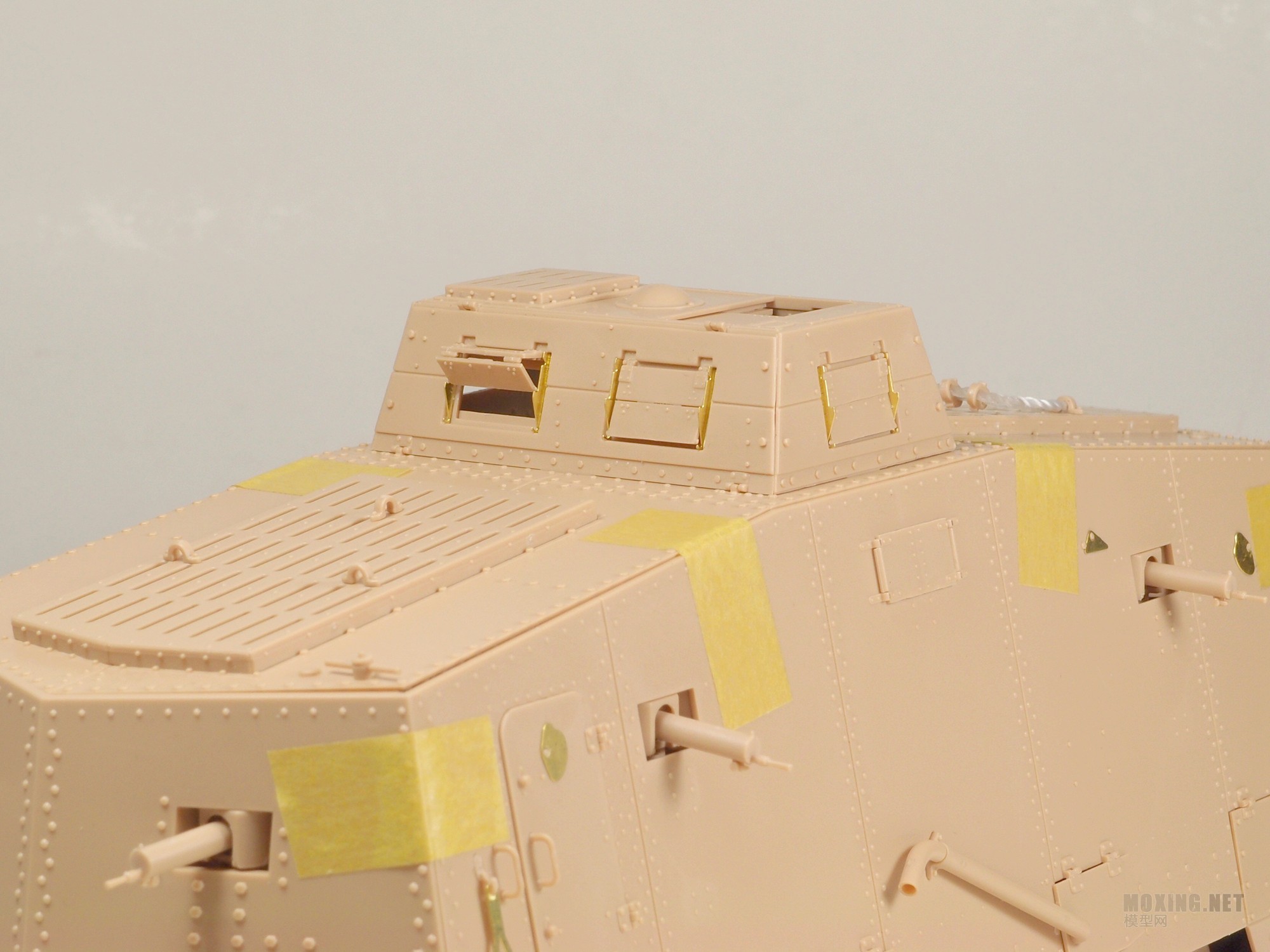 [模型网评测]MENG-1/35一战德国A7V坦克(克虏伯型)(TS-017)