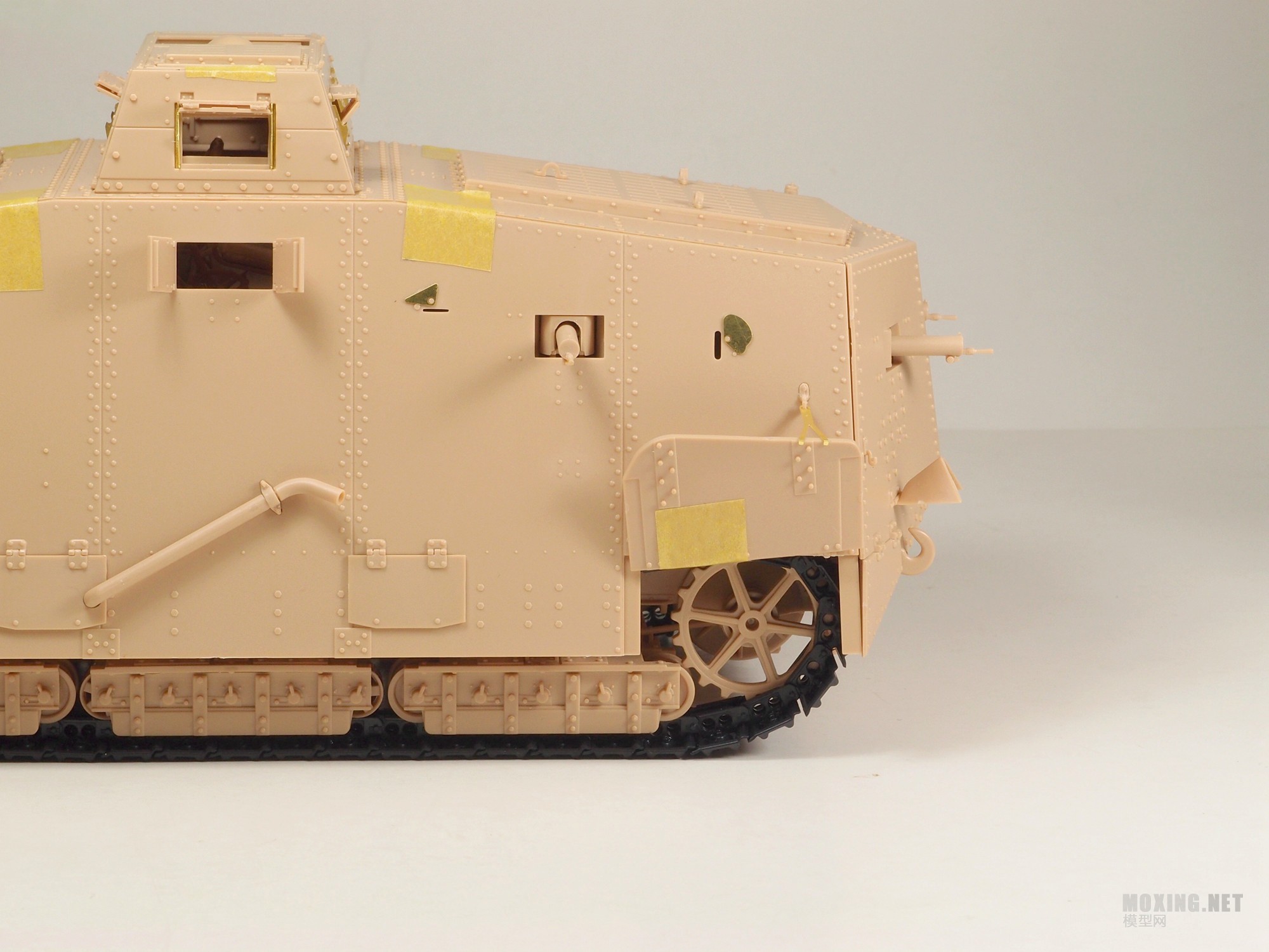 [模型网评测]MENG-1/35一战德国A7V坦克(克虏伯型)(TS-017)