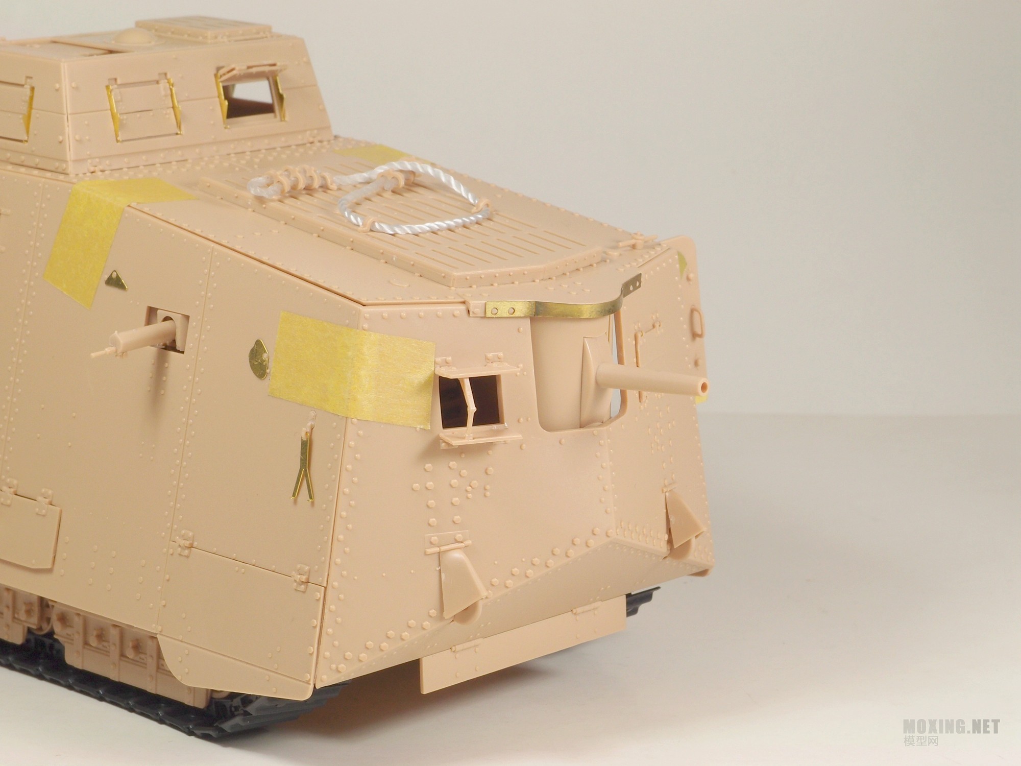 [模型网评测]MENG-1/35一战德国A7V坦克(克虏伯型)(TS-017)