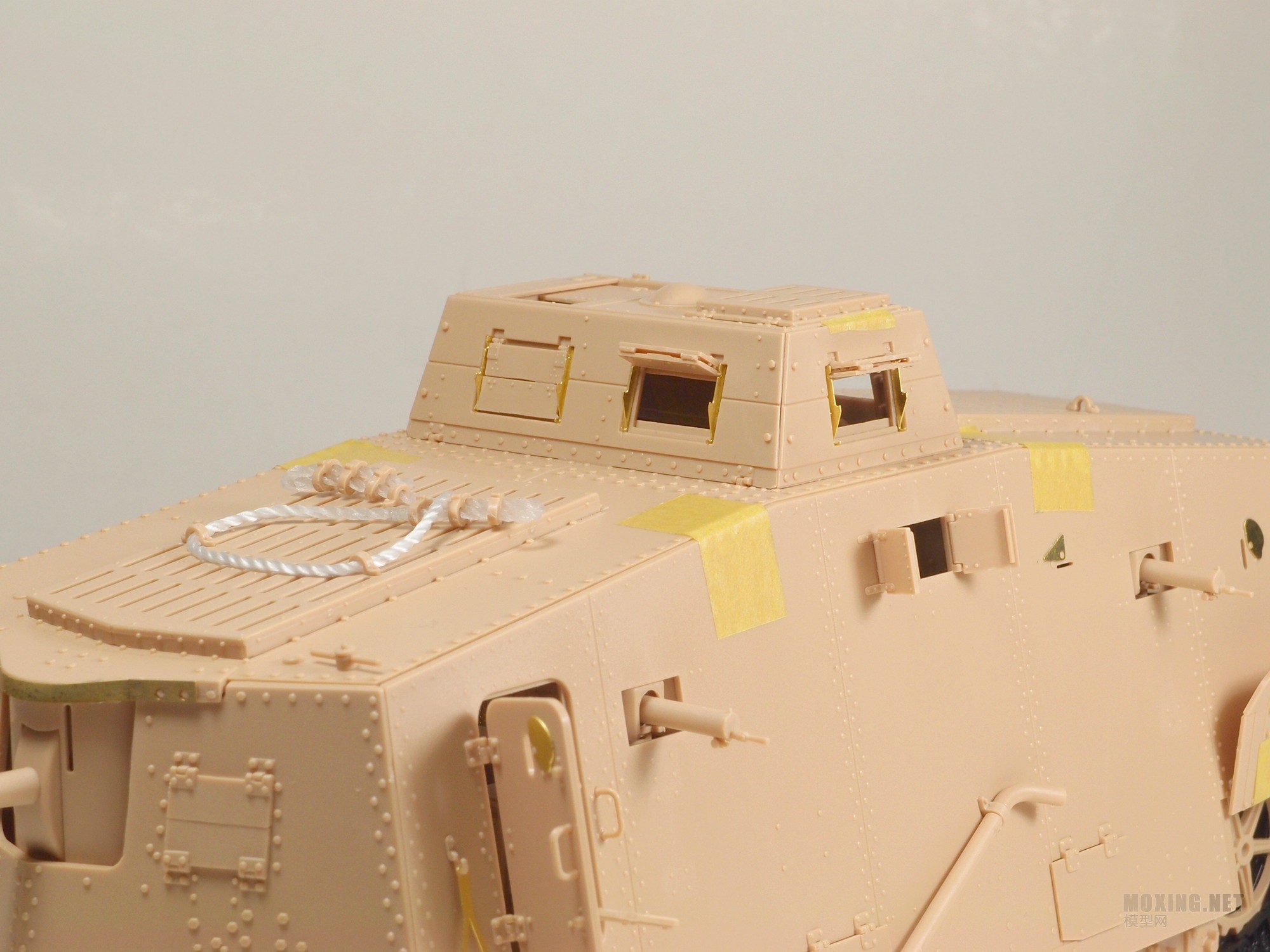 [模型网评测]MENG-1/35一战德国A7V坦克(克虏伯型)(TS-017)