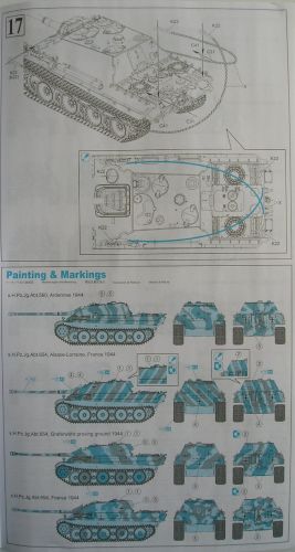 威龙-1/35黑猎豹坦克歼击车后期型(SK版)(6393)版件评测