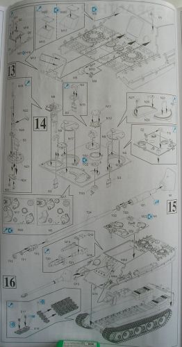 威龙-1/35黑猎豹坦克歼击车后期型(SK版)(6393)版件评测