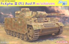 【威龙 6776】德国三号M喷火坦克板件图和说明书