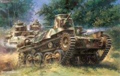 【威龙 6767】日本95式Ha-Go轻型坦克轻战车早期型板件图和说明书
