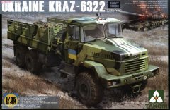 【三花 2022】乌克兰克拉斯（KRAZ）6322军用卡车后期型板件图