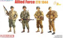 【威龙 6653】英美盟军士兵 欧洲战区 1944板件图和说明书