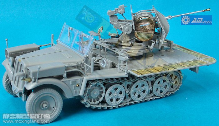kfz.10/5 flak38半履带防空炮2cm评测(4)