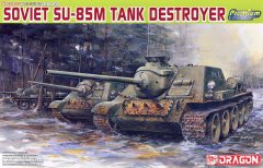 【威龙 6415】苏联SU-85M坦克歼击车2in一板件图和说明书