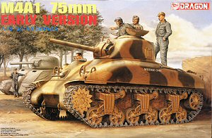 【威龙 6048】美国M4谢尔曼M4A1坦克75mm早期型