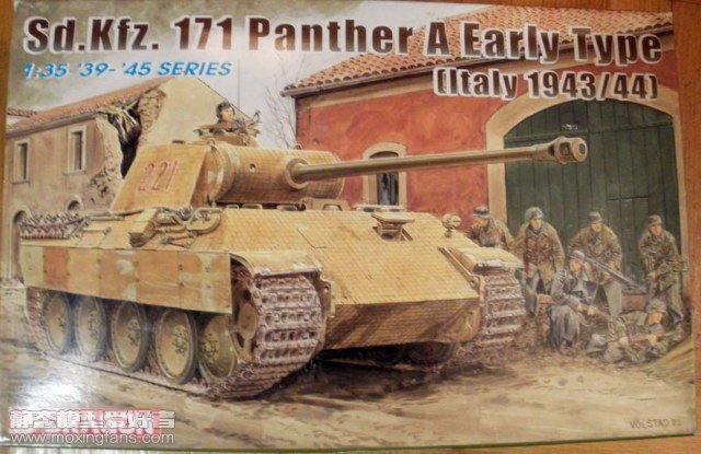 【威龙 6160】德国豹A前期型战车(意大利 1943/44)板件图和说明书