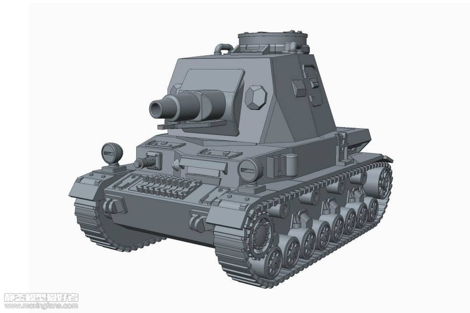 AFVCLUB新品：WQT001 德国四号Q版坦克