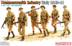 【威龙 6380】英联邦步兵行军 意大利1943-44板件图和说明书