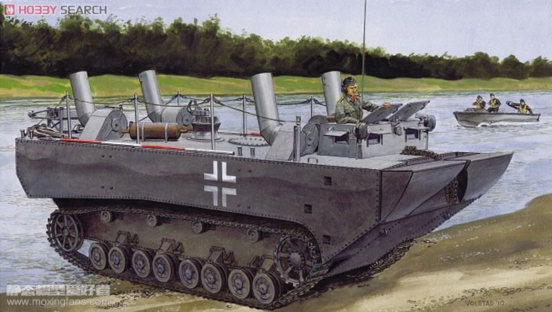 【威龙 6625】德国水陆两栖装甲运输车1号原型车板件图和说明书