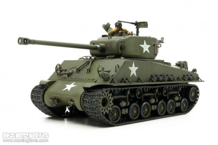 【田宫 35346】美国M4A3E8中型坦克（欧洲战场）评测及开盒视频