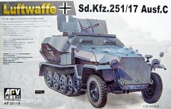 【AFV 35118】德国 Sd.Kfz.251/17 半履带对空战车评测