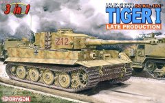 【威龙 6253MT】二战德国虎式重型坦克后期型板件图和说明书（再版）