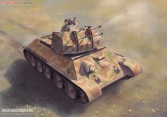 【威龙 6599】 T-34(r)防空坦克官方素组图与封绘