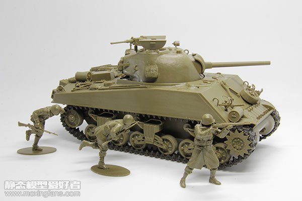 【田宫 35250】美国M4A3谢尔曼坦克后期型75mm炮评测