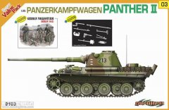 【威龙 9103】德国黑豹II中型坦克板件图和说明书
