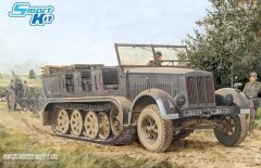 【威龙 6466】1/35德国Sd.Kfz.7/1 8吨半履带运兵车早期型板件图和说明书