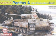 【威龙 6358】德国豹式坦克A后期型板件图和说明书（再版）