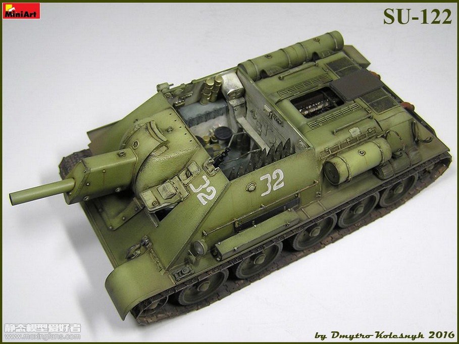 1/35 su-122自行火炮(miniart)