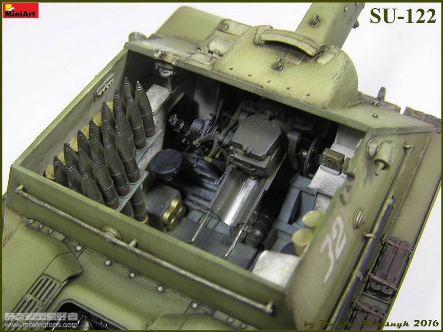 1/35 su-122自行火炮(miniart)