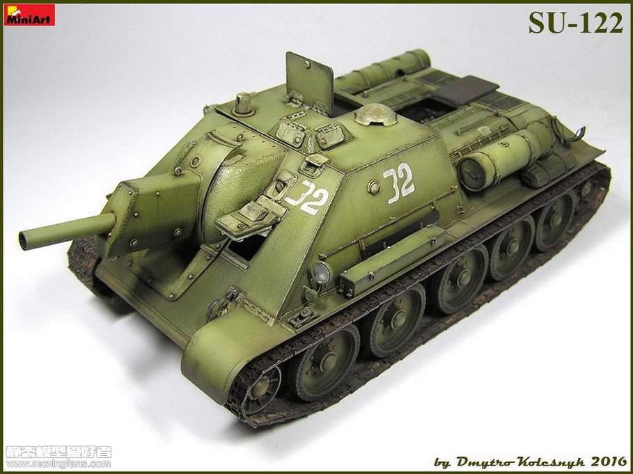 1/35 su-122自行火炮(miniart)(2)