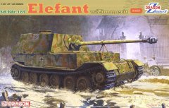 【威龙 6465】德国象式坦克歼击车防磁披覆板件图和说明书（再版）