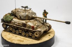 1/35 I.D.F M51 Super Sherman--以色列M51超级谢尔曼坦克（田宫）