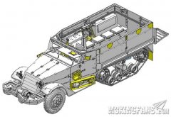 【威龙 3569】新品：1/35以色列国防军M3半履带卡车（Smart Kit）