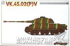 【威龙 6613】1/35德国VK.45.02(P)V重型坦克（白盒）