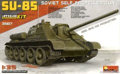 【MINIART 35187】1/35苏联SU-85坦克歼击车中期生产型板件图和说明书