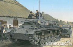 【威龙 6844】新品：1/35 德国三号H指挥型(Samrt Kit)