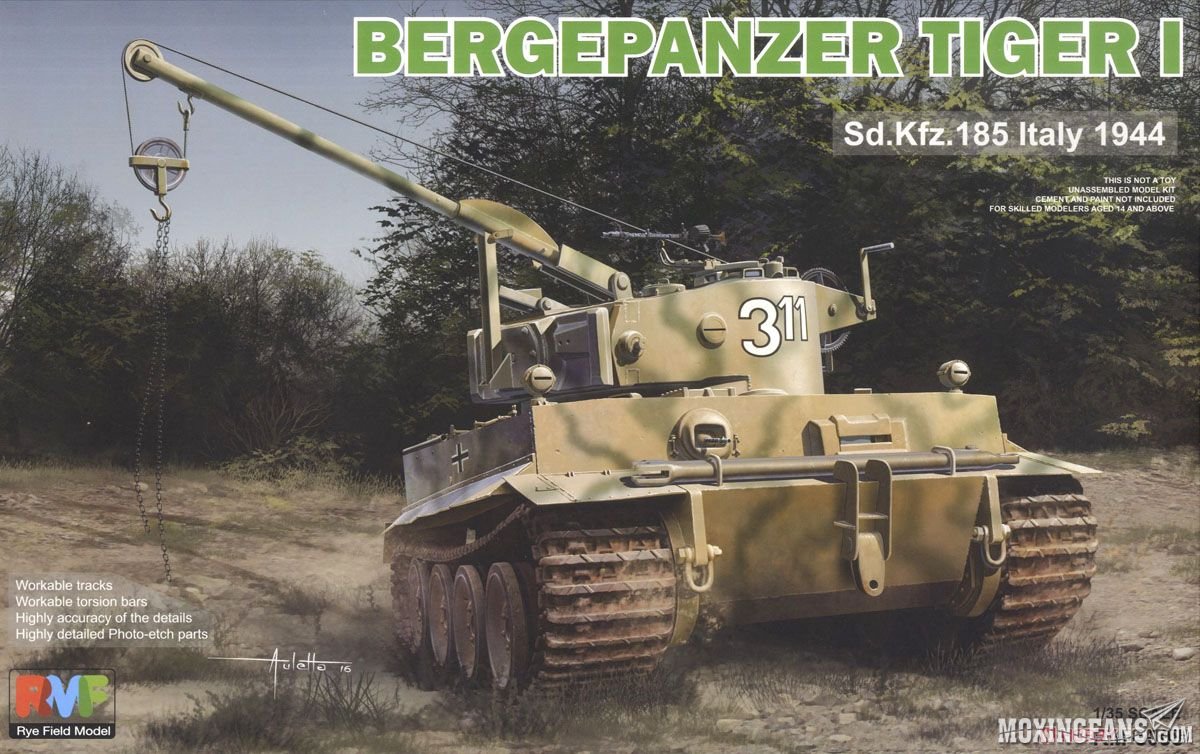 【RFM 5008】1/35德国＂维修虎＂(Bergetiger)评测（更新）