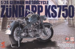 【ASUKA 24006】1/24 尊达普KS750摩托车板件图和说明书