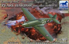 【威骏 FB4008】新品：1/48寇蒂斯P-40C“战斧”战斗机 (美国陆军航空队) 珍珠港及其他战区