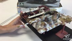 【三花 2047】1/35全内构虎王坦克亨舍尔型防磁装甲制作视频PART3