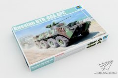 【小号手 01595】1/35 俄罗斯BTR-80A装甲输送车板件图和说明书