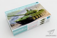 【小号手 05599】1/35 俄罗斯T-72B/B1主战坦克(挂接触-1附加装甲)板件图和说明书