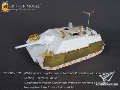 【格里芬 BPL35036】德国Jagdpanzer IV L/48后期型防磁车辆高端改造套件(威龙6369)