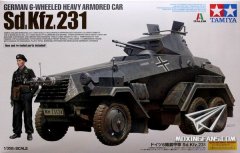 【田宫 37024】新品：1/35 德国Sd.Kfz.231六轮装甲车