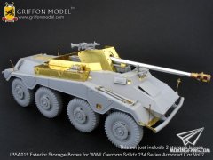 【格里芬 L35A019】Sd.Kfz.234系列轮式装甲车外部储藏箱 Vol.2(威龙6221/6256)