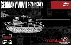 【搜模阁 MA72001】新品：1/72 德国E75重型坦克（全内构）