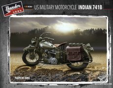 【迅雷 TM35003】新品：1/35 美国印第安741B军用摩托车