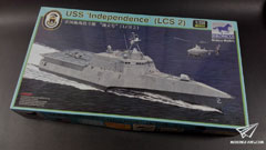 【威骏 NB5025】1:350 LCS-2 美国濒海战斗舰“独立号”开盒评测