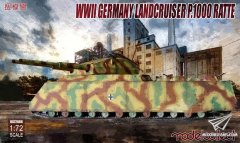 【搜模阁 UA72088】新品：1/72 德国P1000超级重型坦克