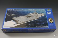 【小号手 04548】1/350 LCS-2 美国“独立号”濒海战斗舰开盒评测