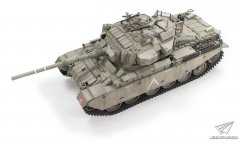 【AFVCLUB 35282】新品：1/35 以色列肖特卡尔主战坦克II型官方成品图放出